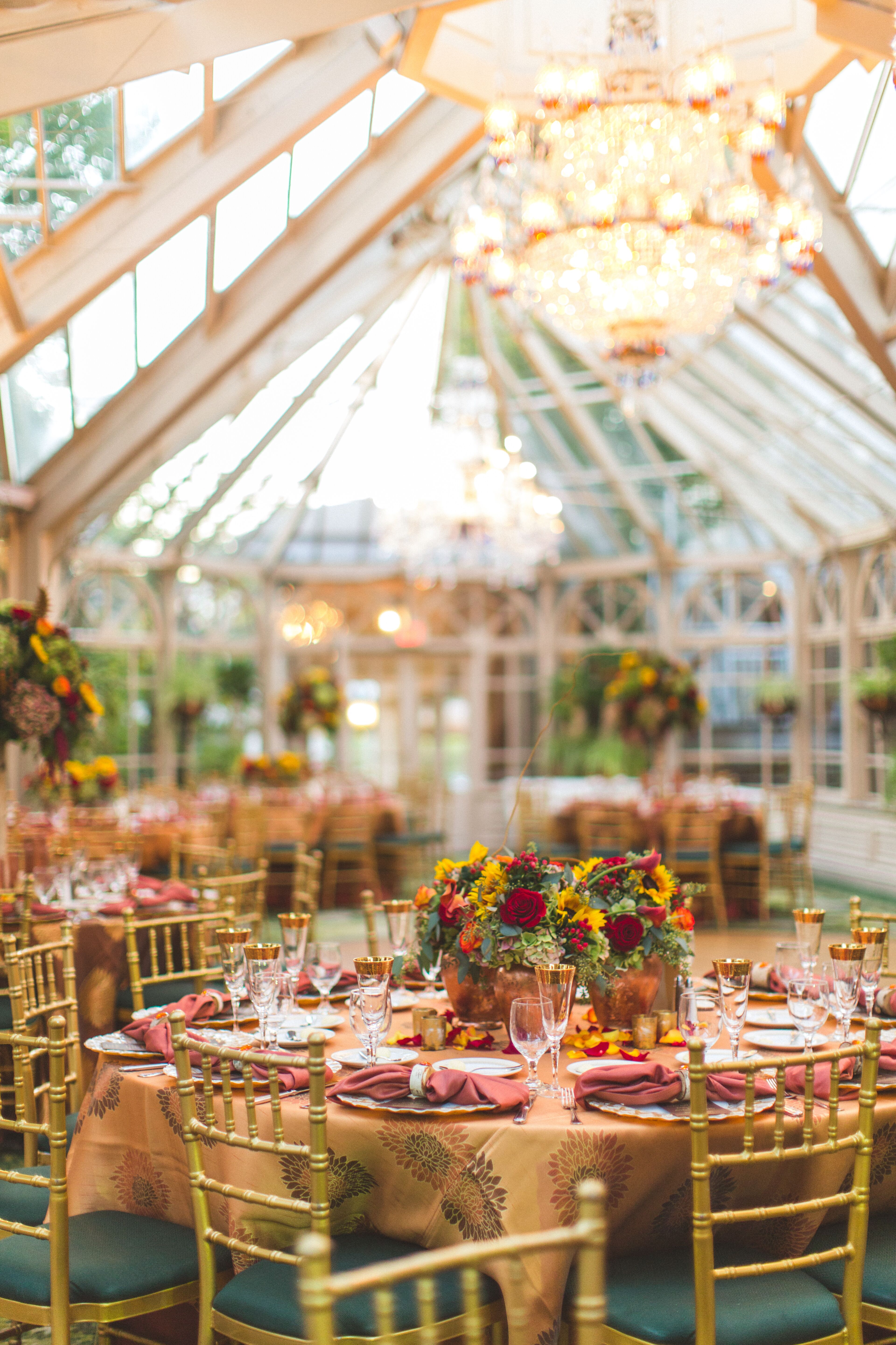 Grand Conservatory at The Brownstone Wedding Reception