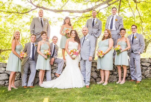 Bride and Groom at the Winvian in Litchfield  Connecticut 