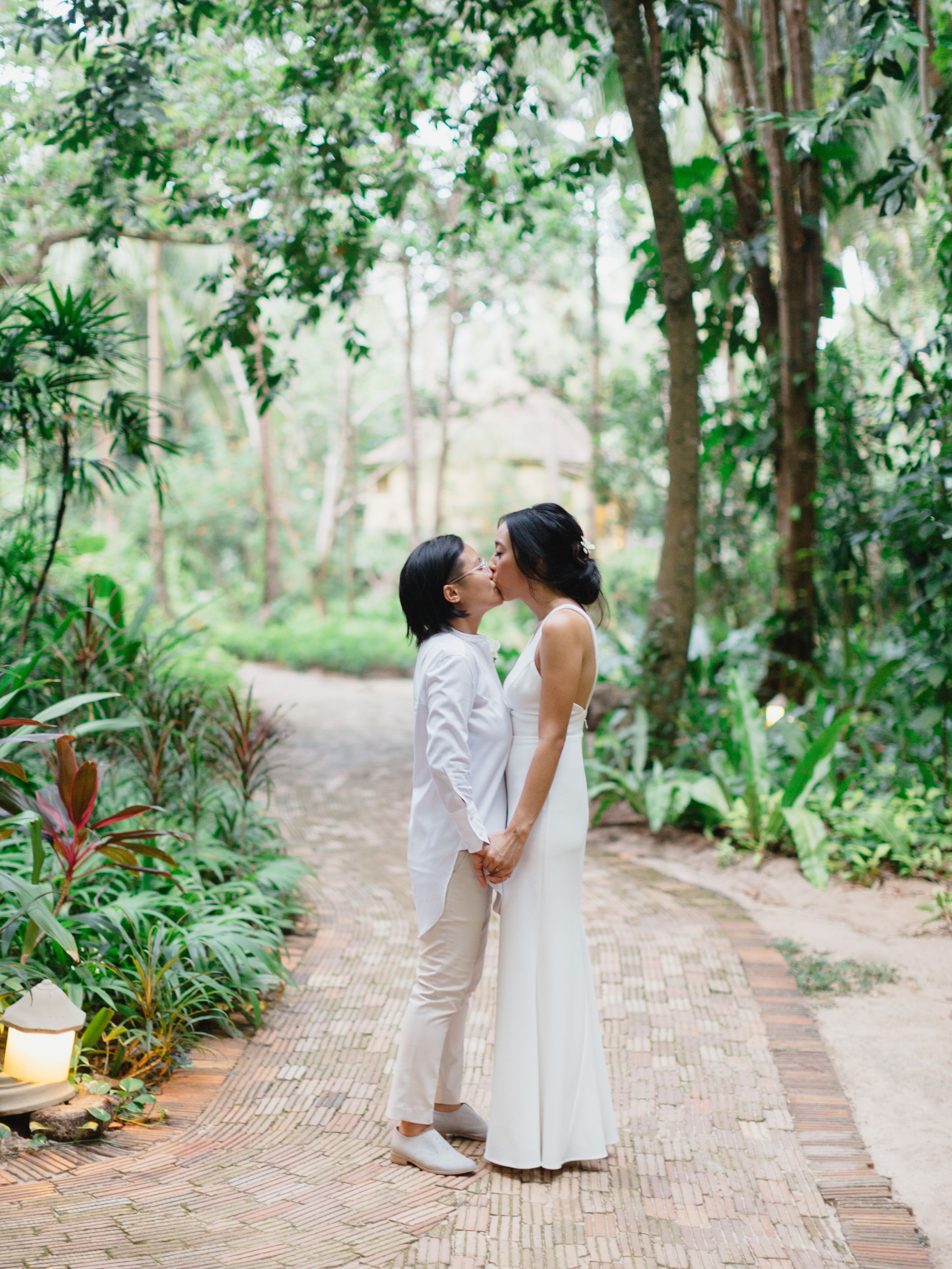 Custom Helmut Lang Column Gown