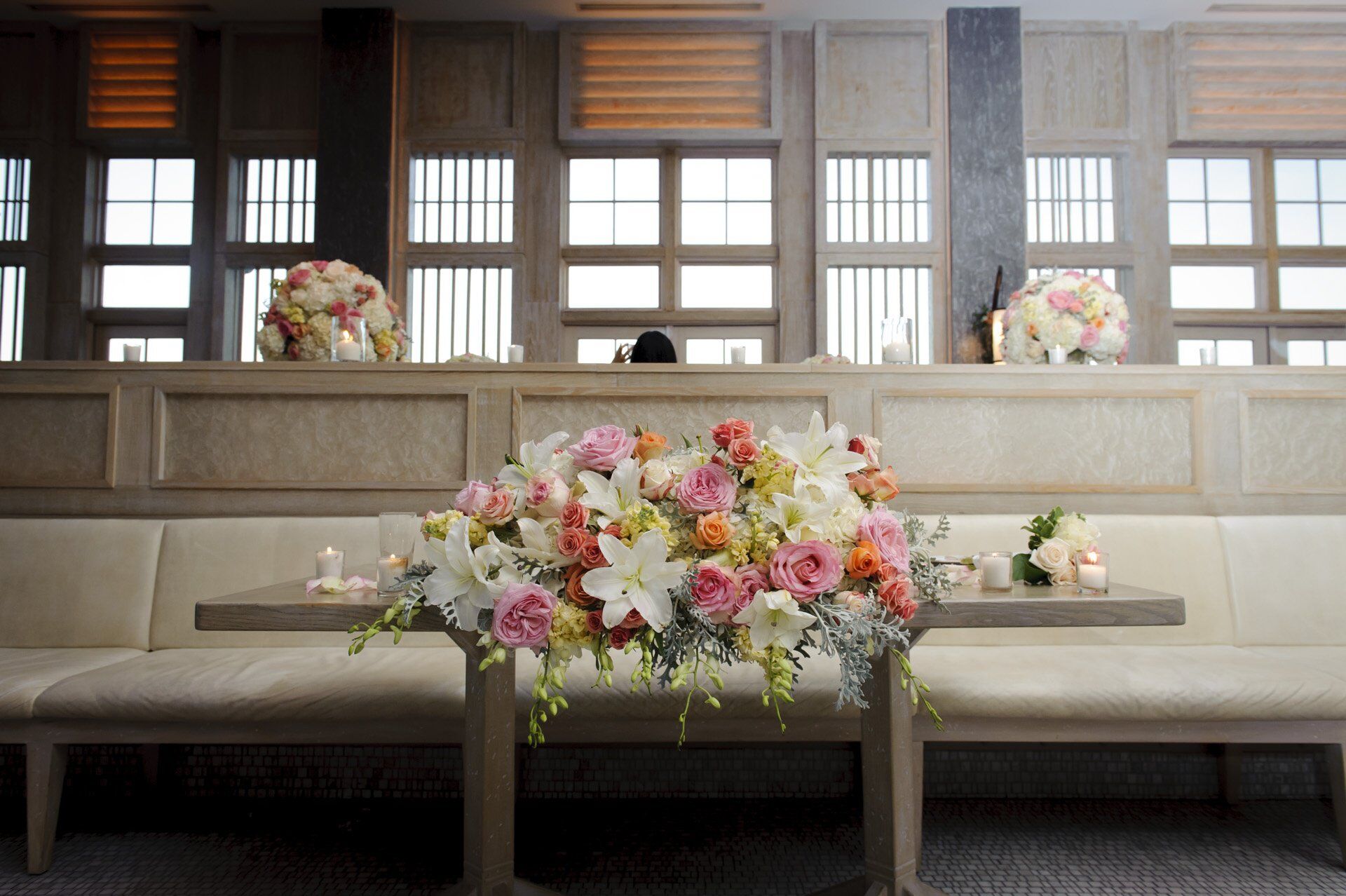 Bride and Groom Table Decor