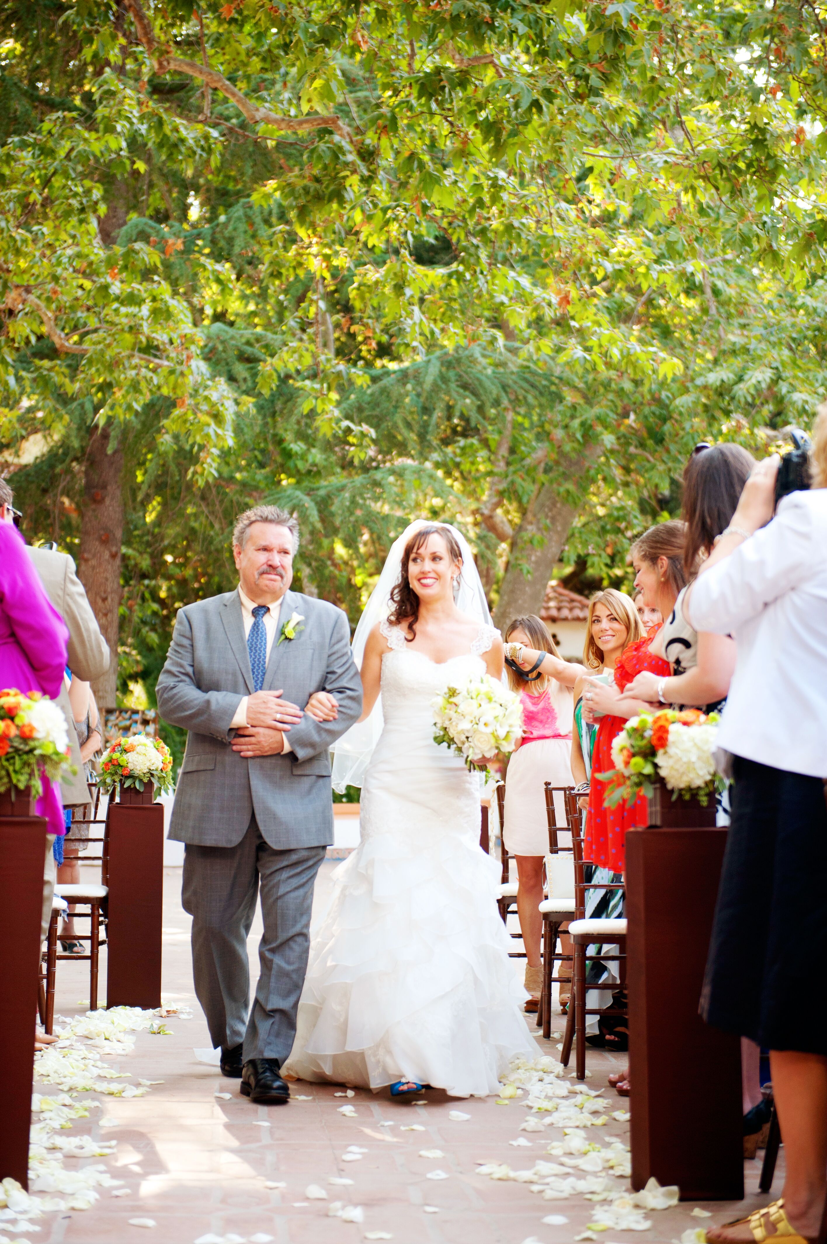 Outdoor Wedding Ceremony Processional