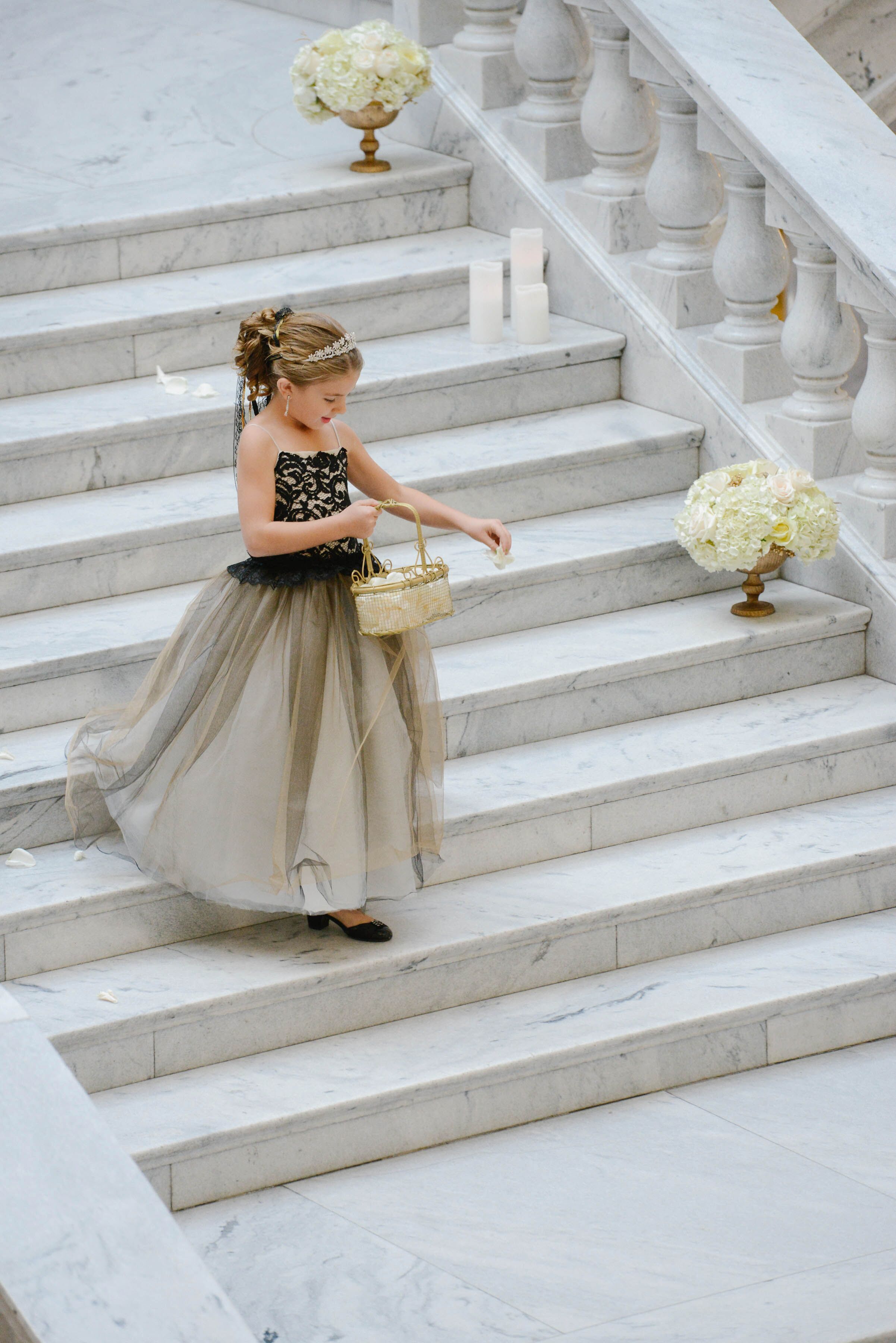 Taupe Flower Girl Dresses