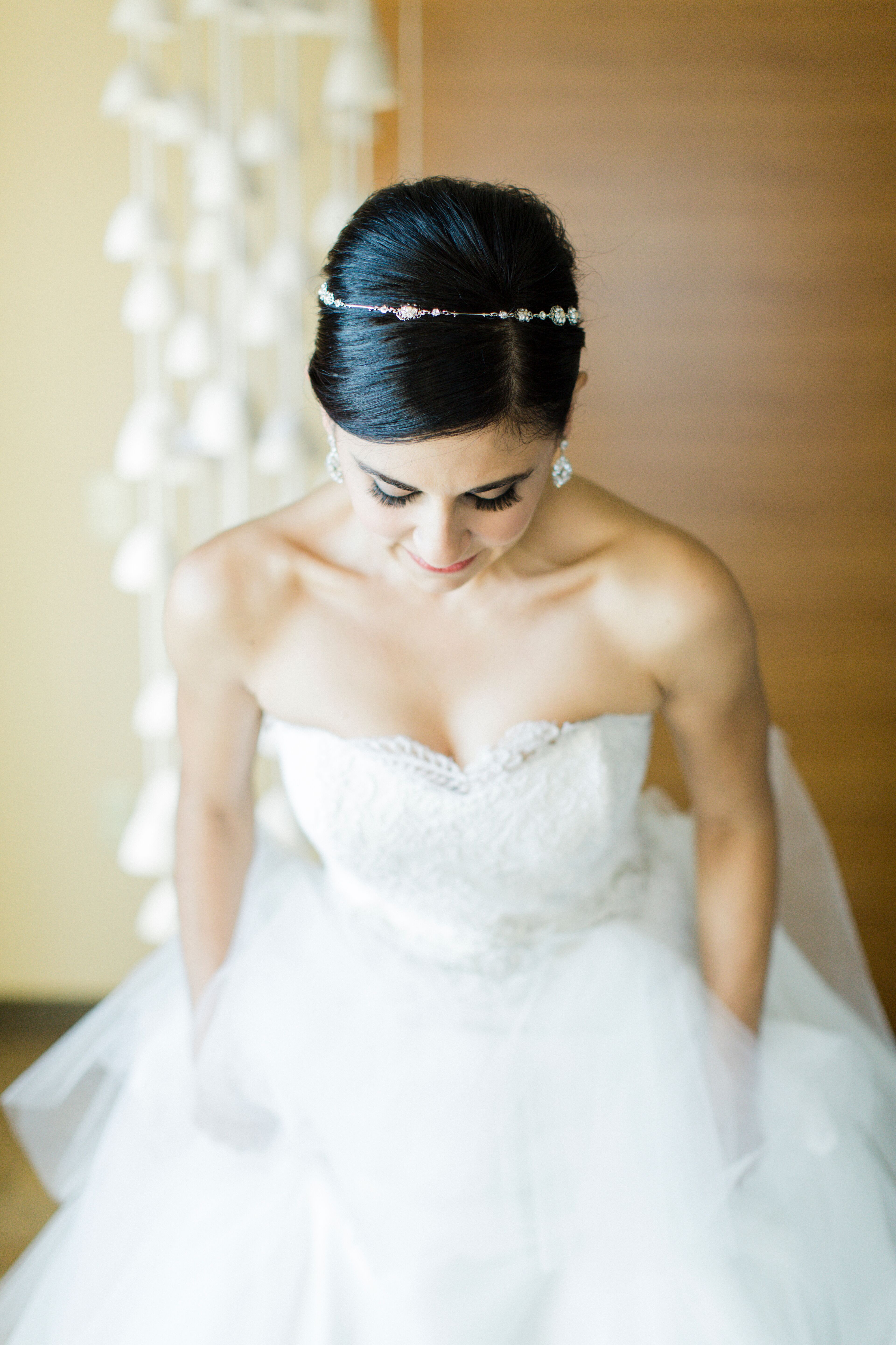 Crystal Embellished Bridal Halo