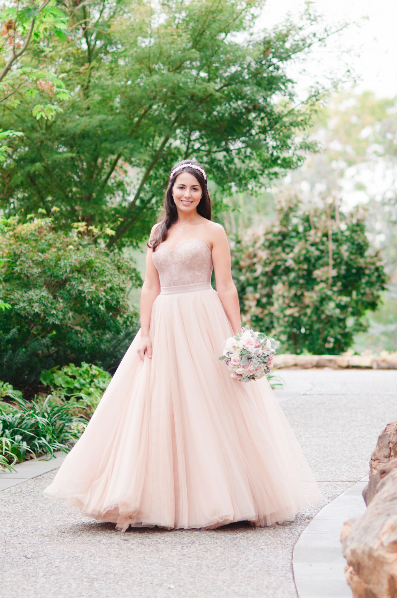 35-romantic-blush-ball-gown-wedding-dresses-weddinspired