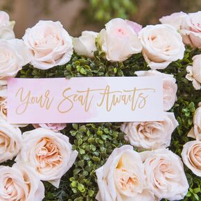 Elegant Pink and Gold Centerpieces