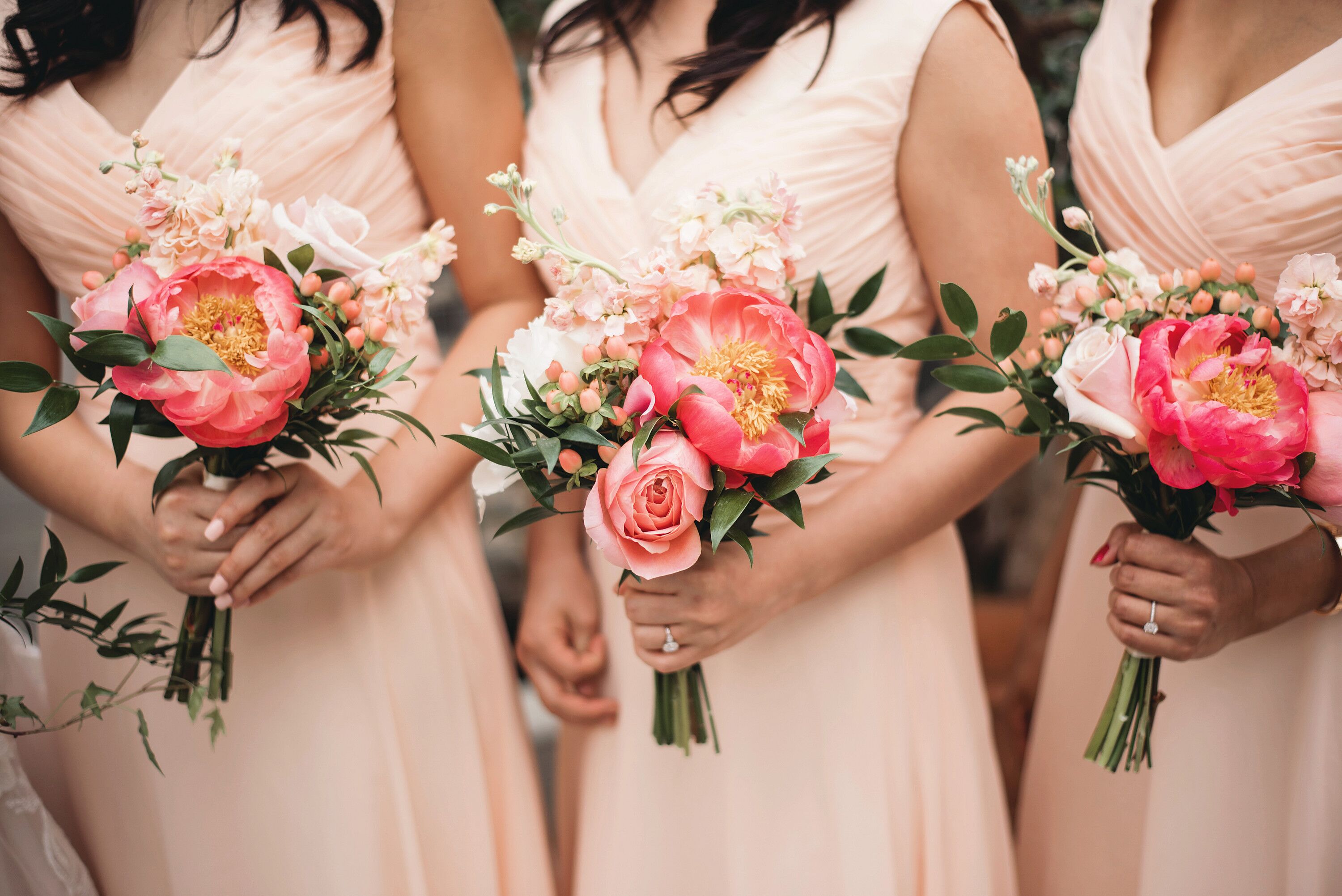 Maurelle Peony and Daisy Bouquet – Crown and Glory