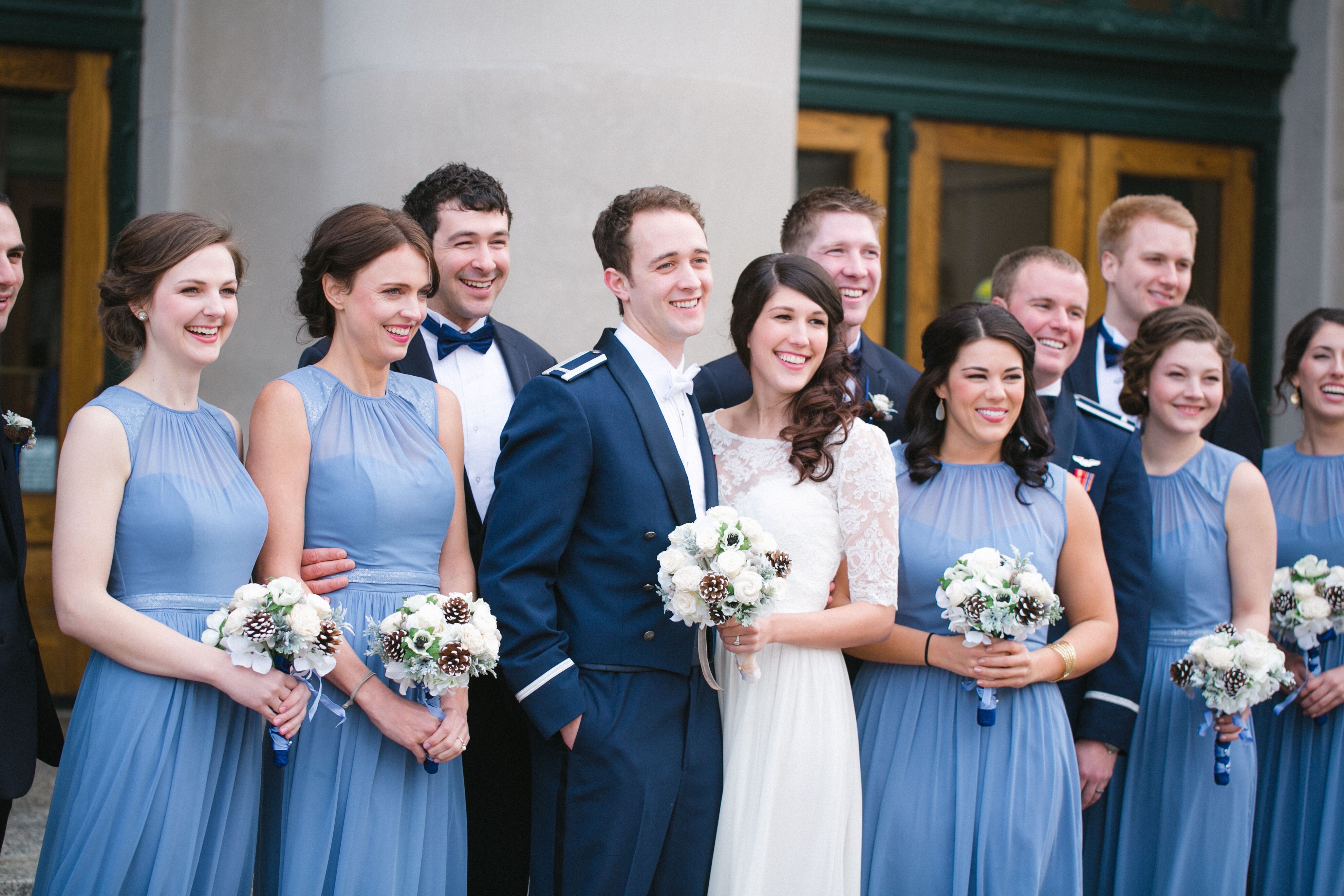 Periwinkle blue sale wedding dress